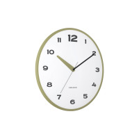 Nástenné hodiny Brisk Dome Karlsson KA6028GR, 40cm